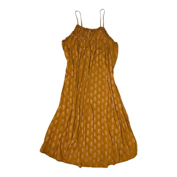 Cost Plus World Market | Dresses | World Market Mustard Yellow Boho ...